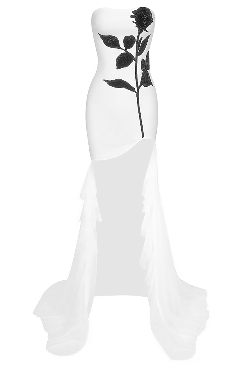 Veronica Strapless Crystal Mini Dress