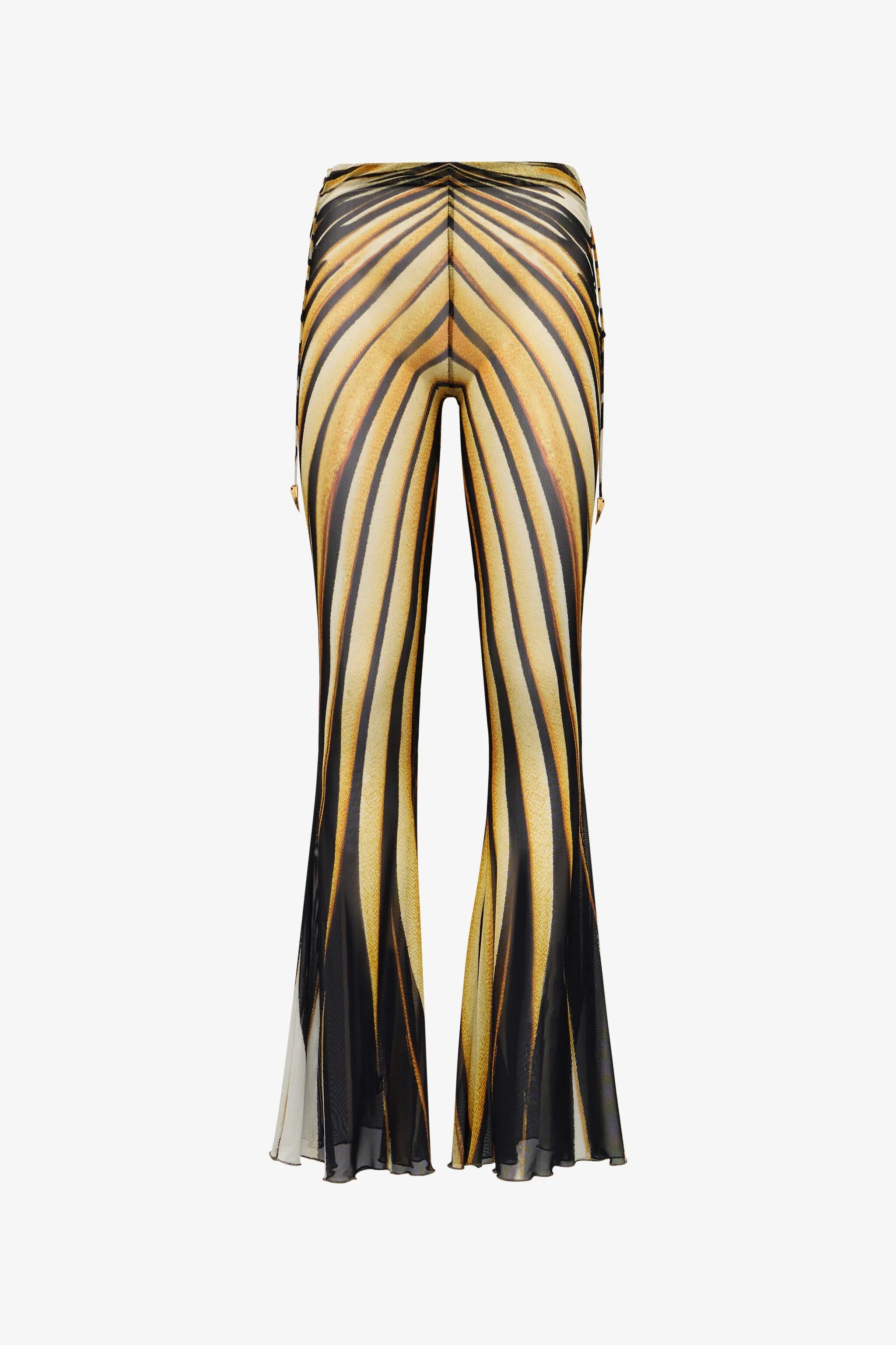 Gold Radiant High Flare Pants