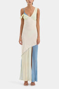 Thames Splice Midi Dress