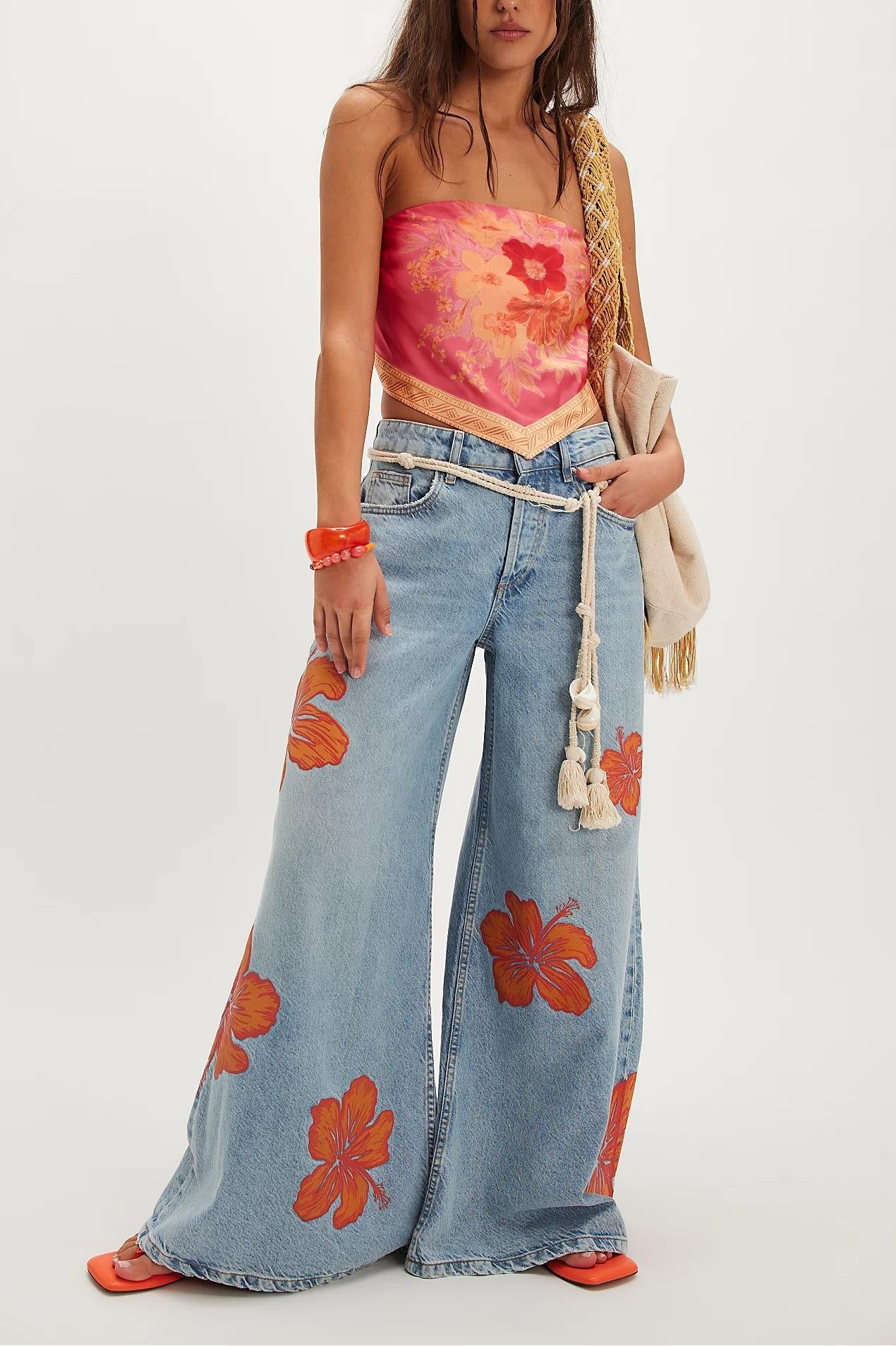 Palisades Wide-Leg Jeans