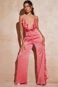 Agnes Ruffle V-neck Jumpsuit