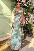 Dinah Printed Strap Maxi Dress