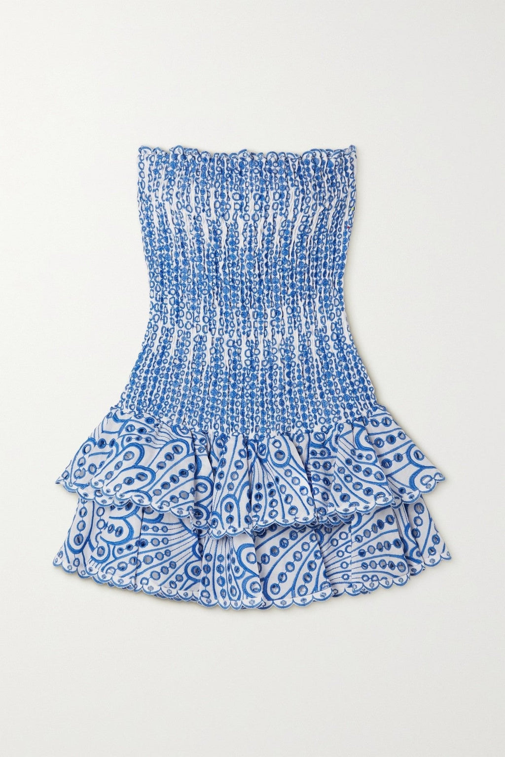 Dolly Embroidered Lace Strapless Bodycon Dress
