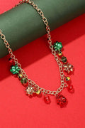 Eileen Christmas Jingle Bell Alloy Necklace