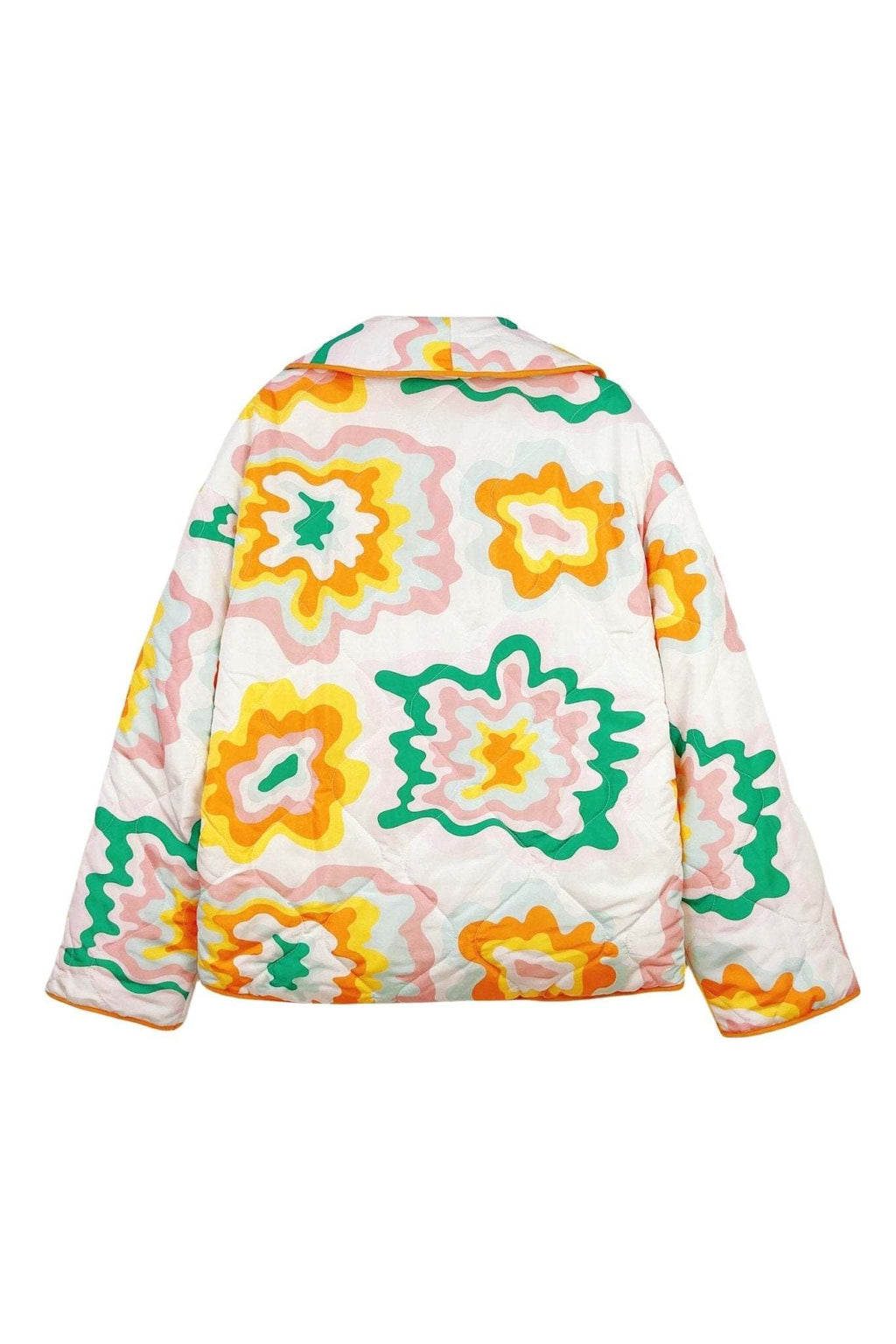 Elma Printed Quilted Puffer Jacket