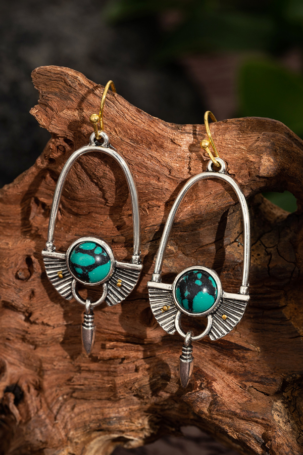 Women's Bohemian Turquoise Earrings