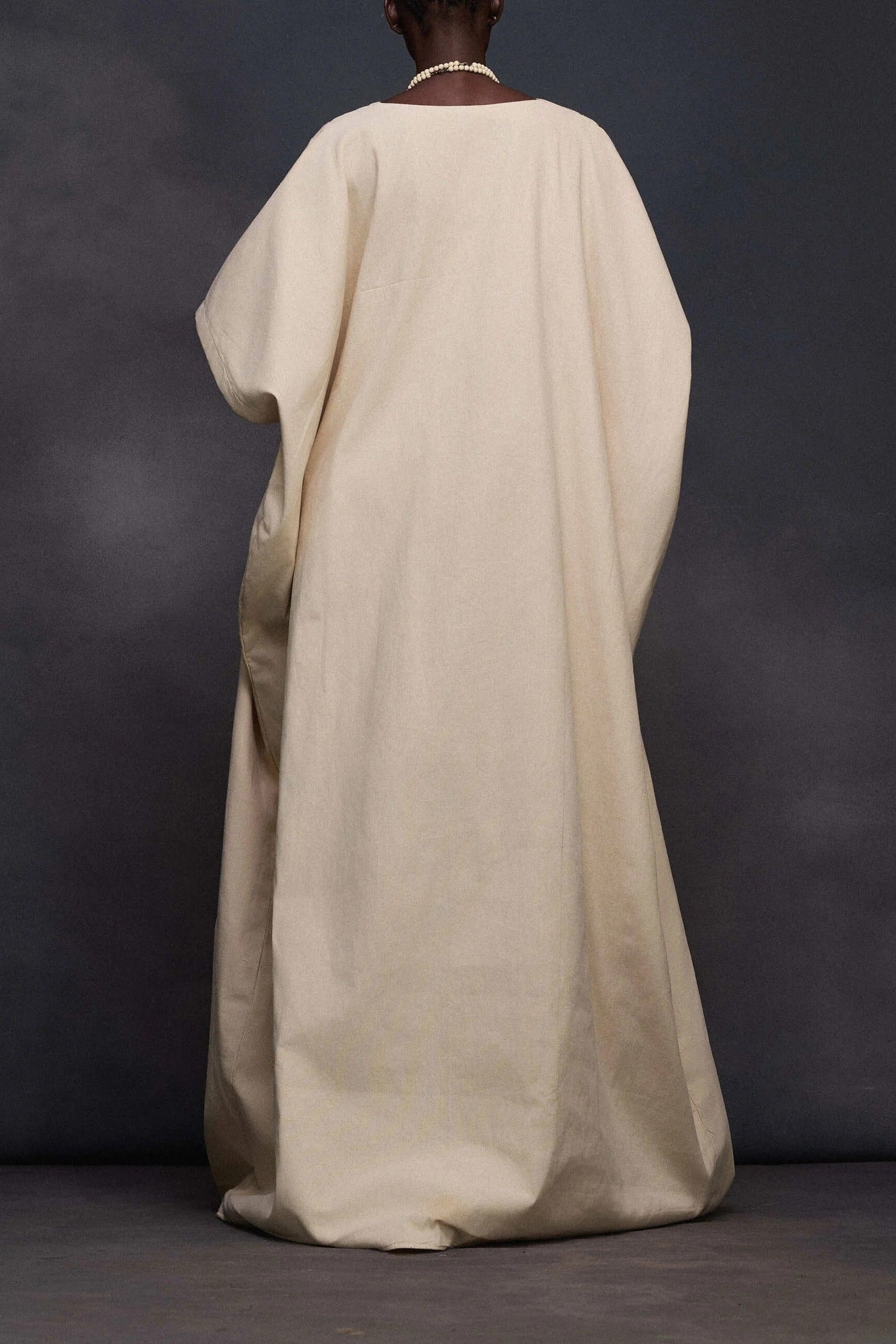 Abstract Face Motif Kaftan