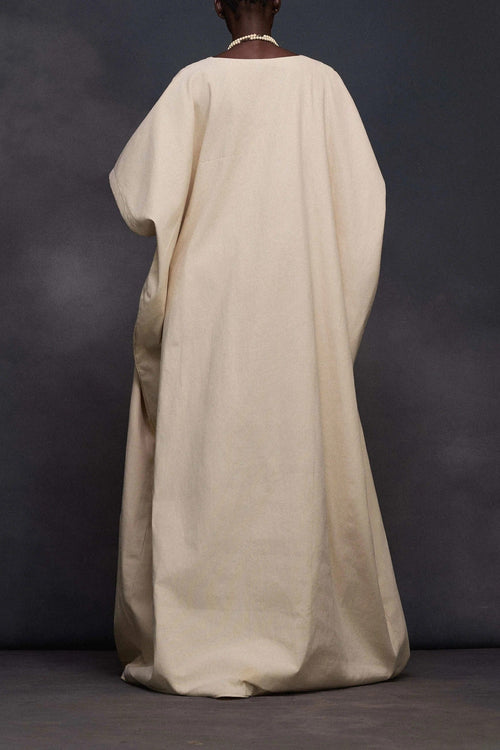 Abstract Face Motif Kaftan