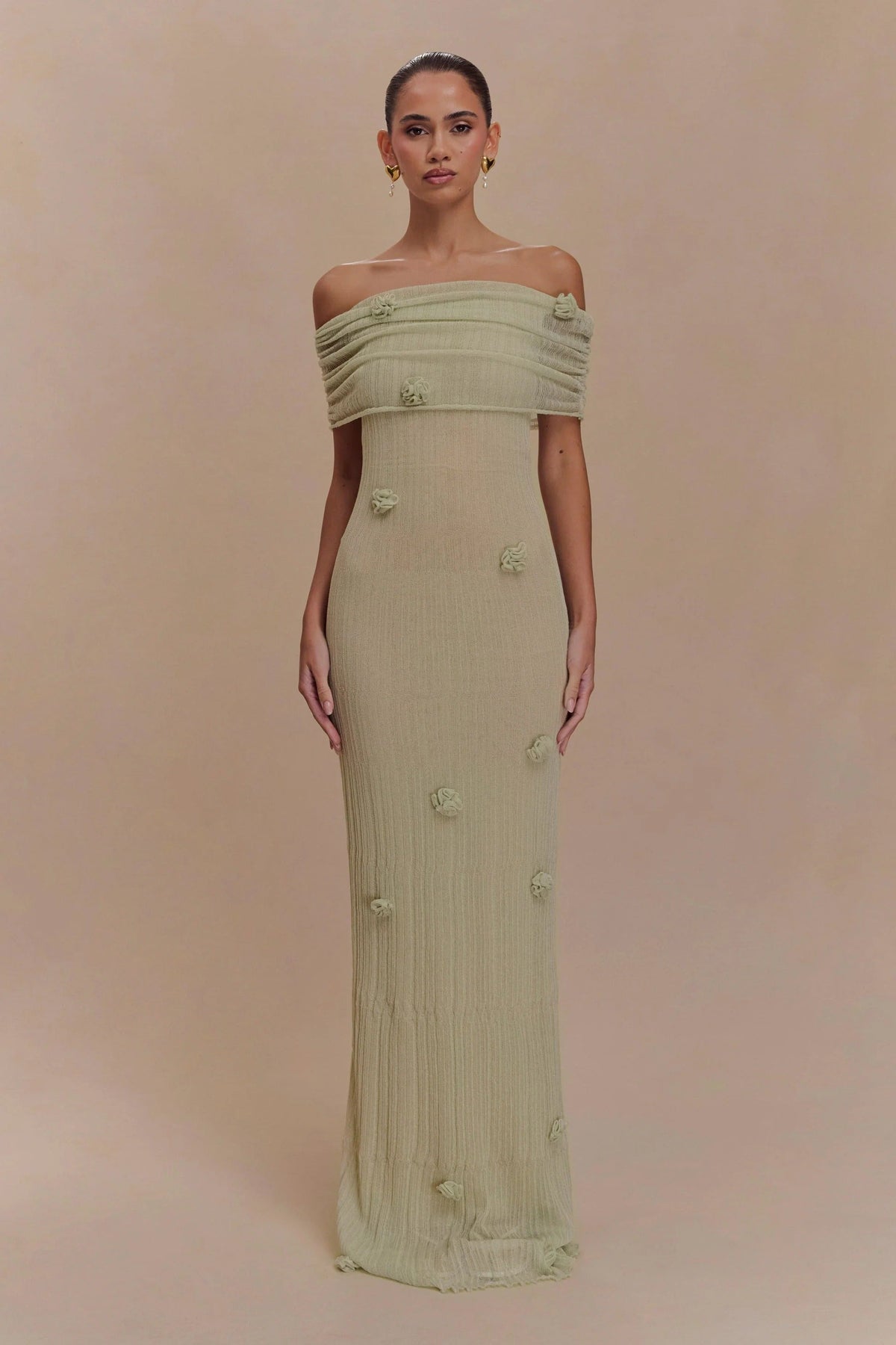 Orchid Knit Maxi Dress