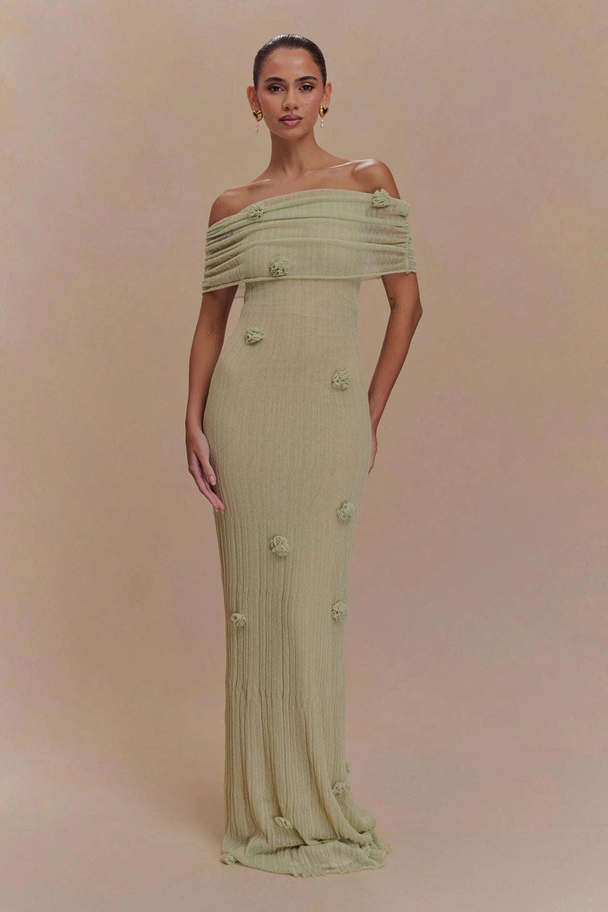 Orchid Knit Maxi Dress