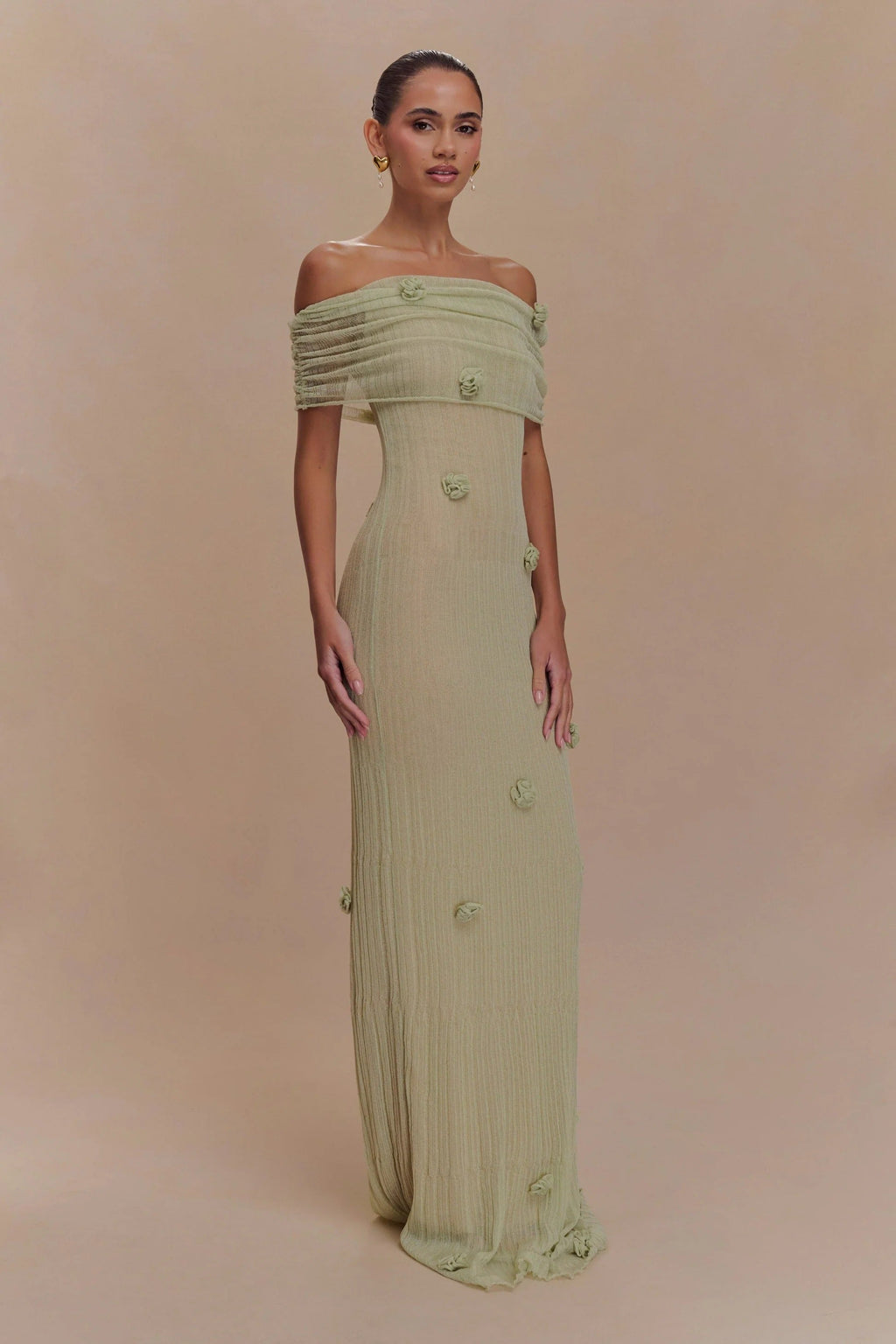 Orchid Knit Maxi Dress