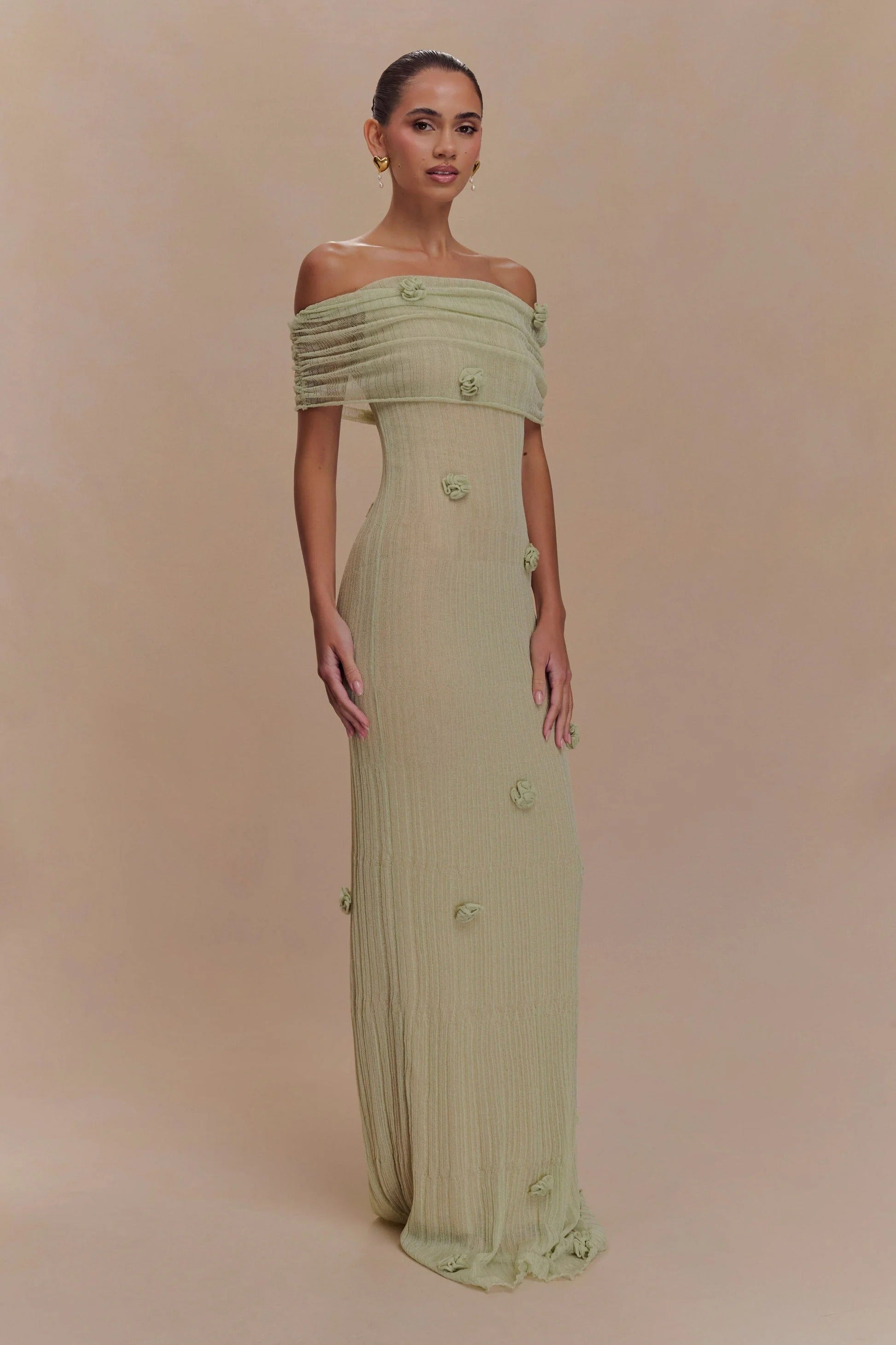 Orchid Knit Maxi Dress