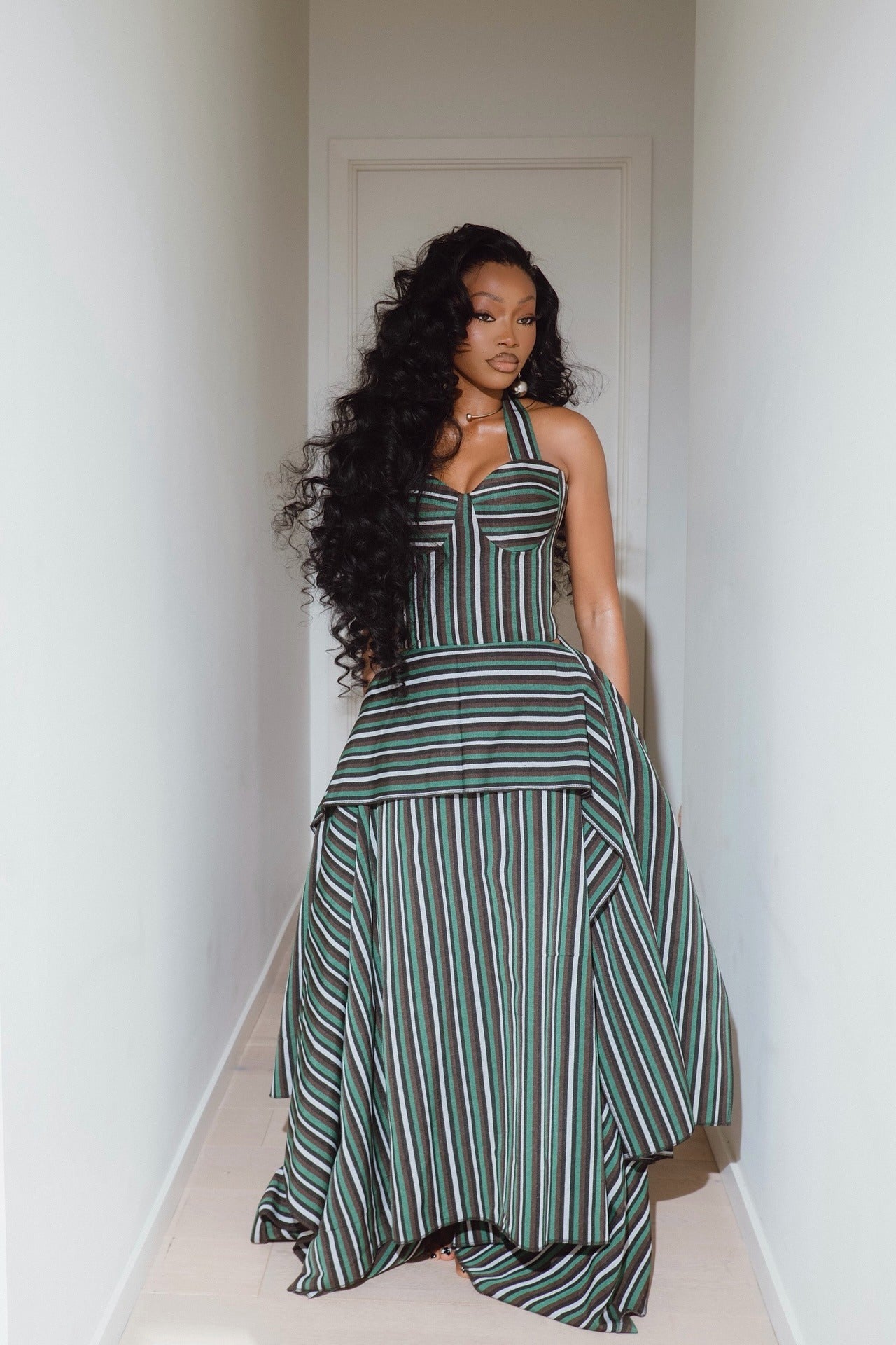 Layered Maxi Skirt Set