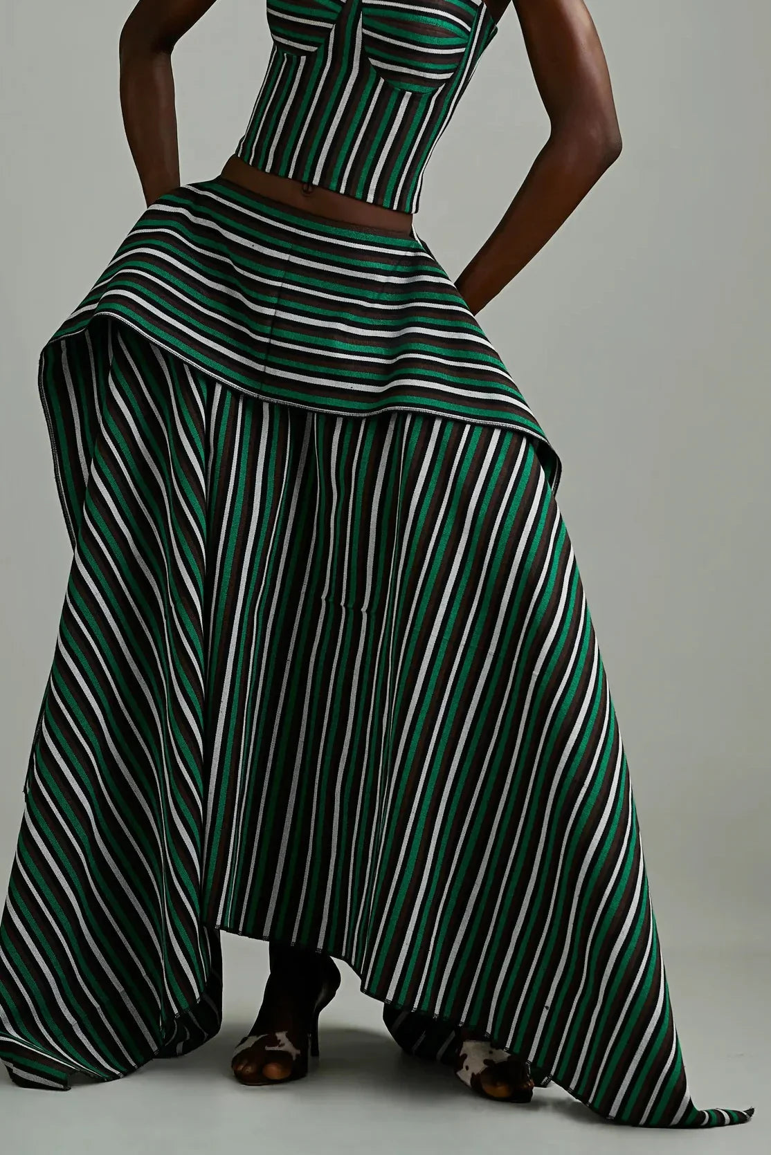 Layered Maxi Skirt Set