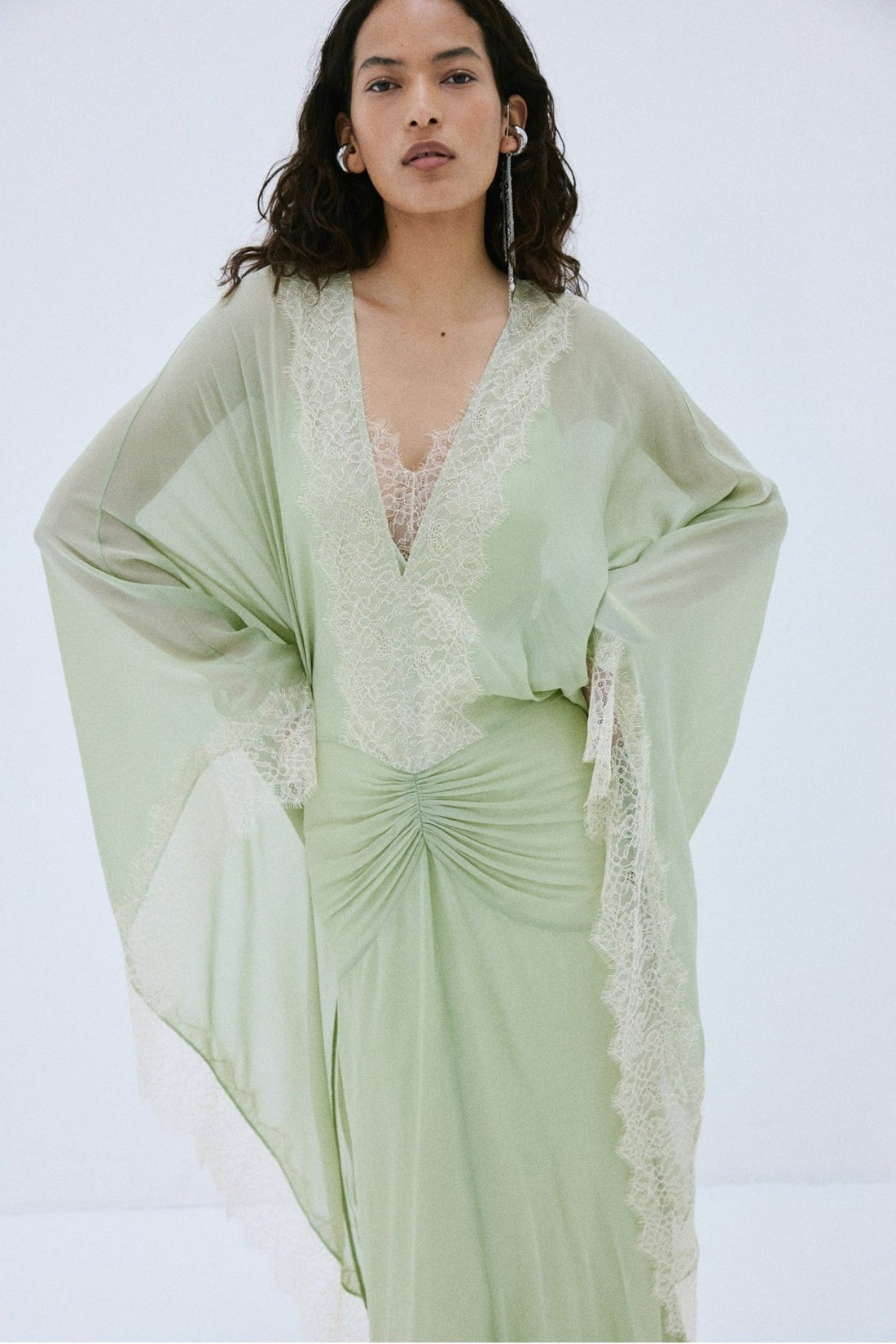 Mint Green Oversized Maxi Dress