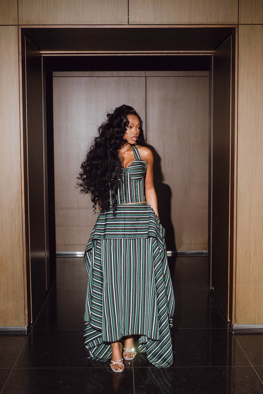 Layered Maxi Skirt Set