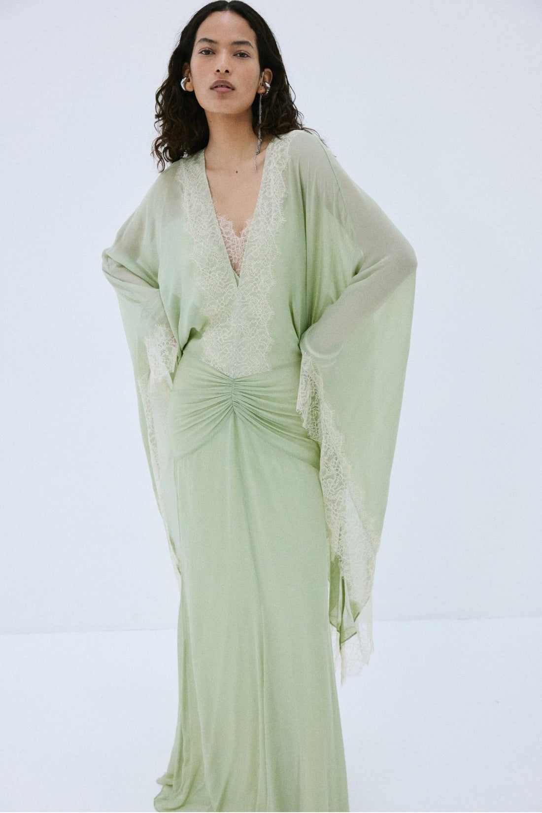 Mint Green Oversized Maxi Dress