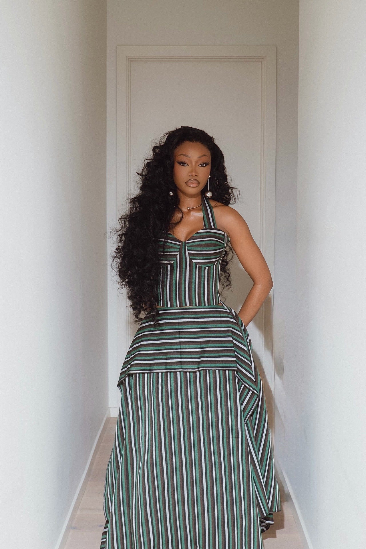 Layered Maxi Skirt Set