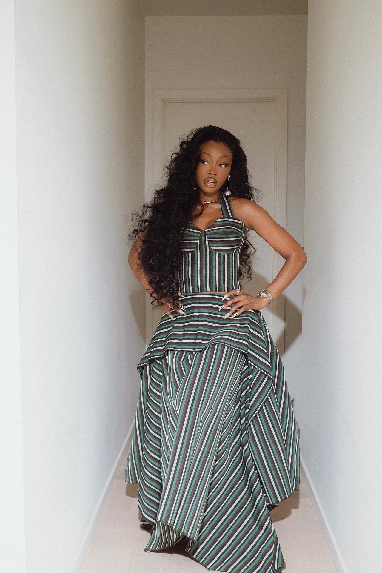 Layered Maxi Skirt Set