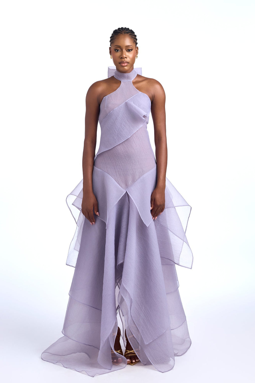 Arida Layered Bow Maxi Dress