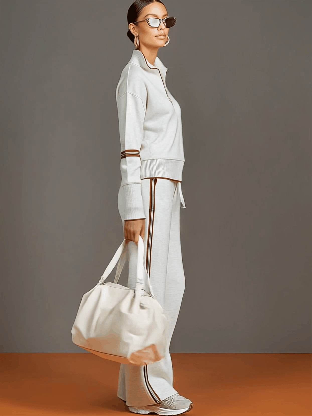 Retro Sporty Half-Zip Webbing Set
