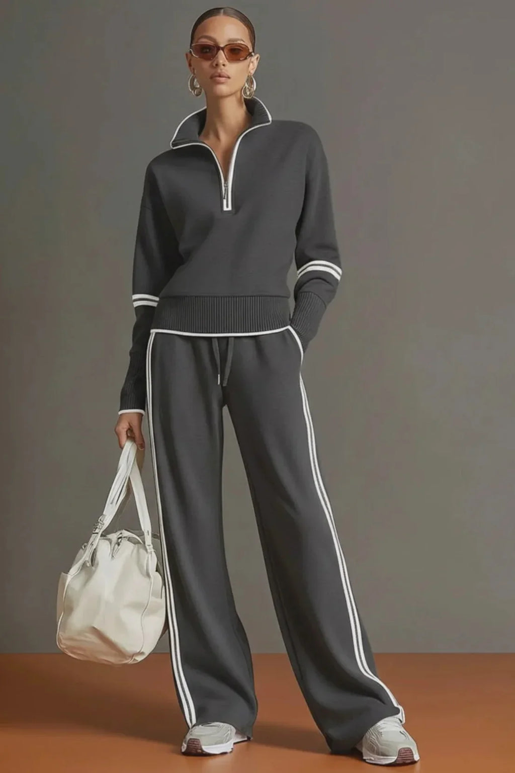 Retro Sporty Half-Zip Webbing Set