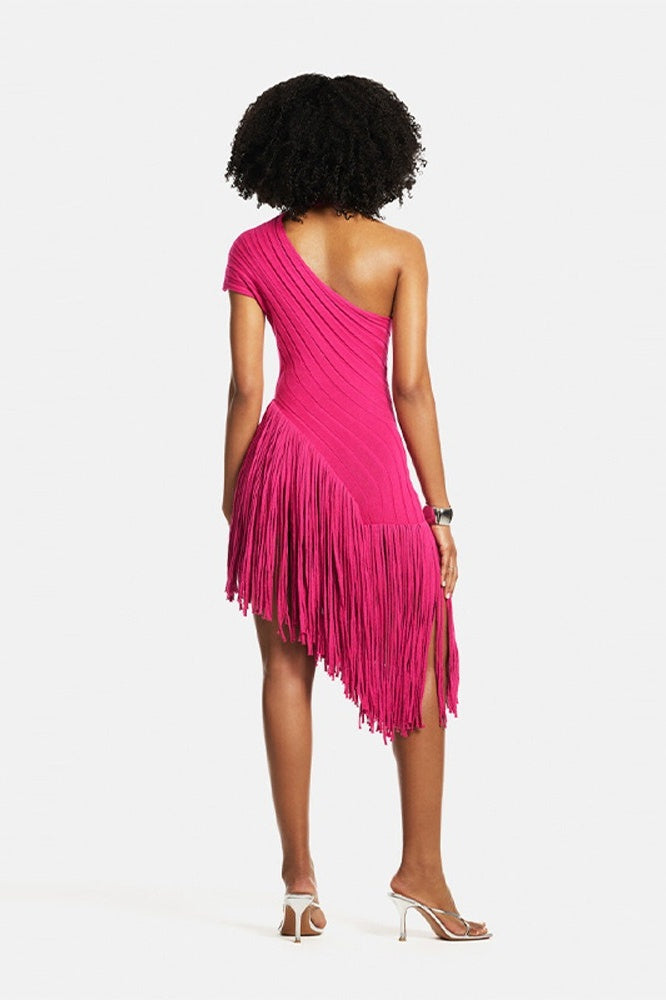 Vibrant Yellow Cutout Midi Dress
