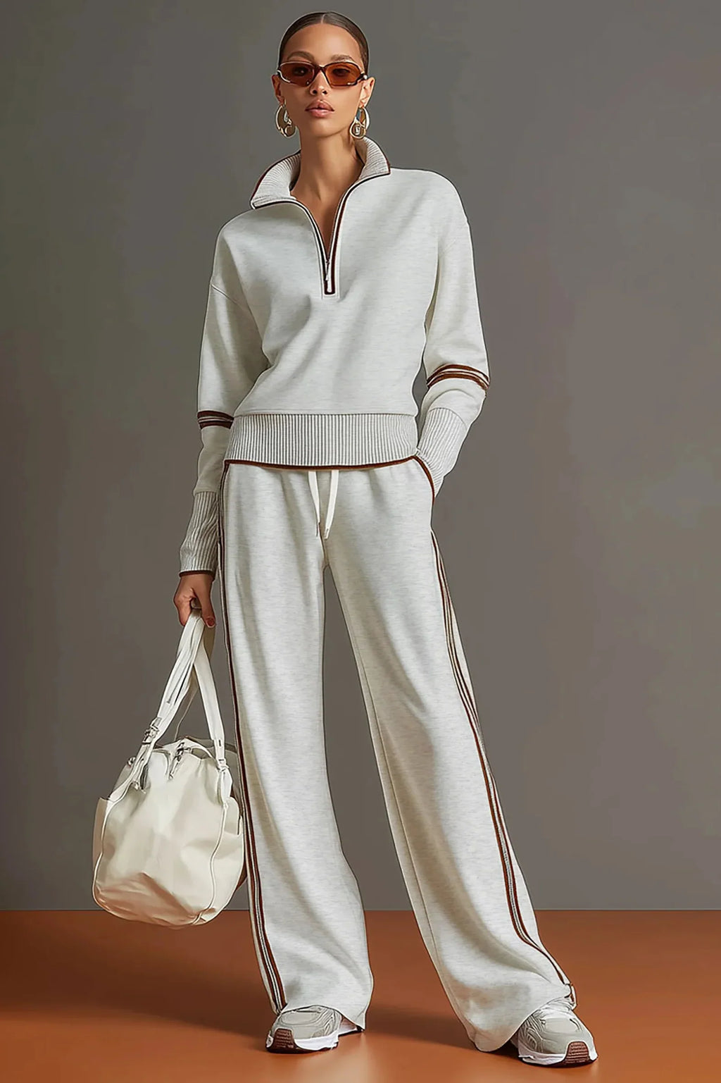 Retro Sporty Half-Zip Webbing Set