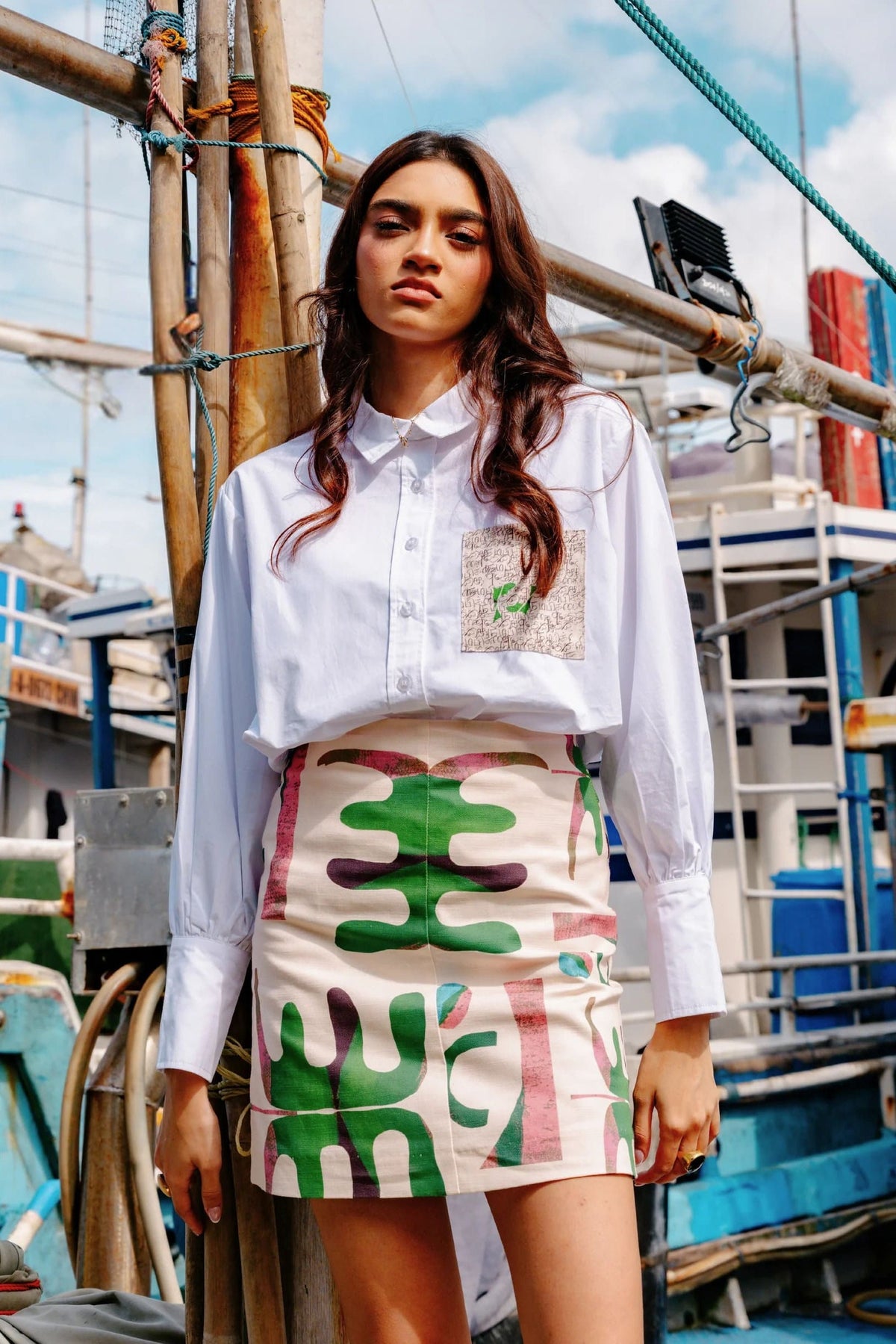 Artistic Coordinating Skirt Set