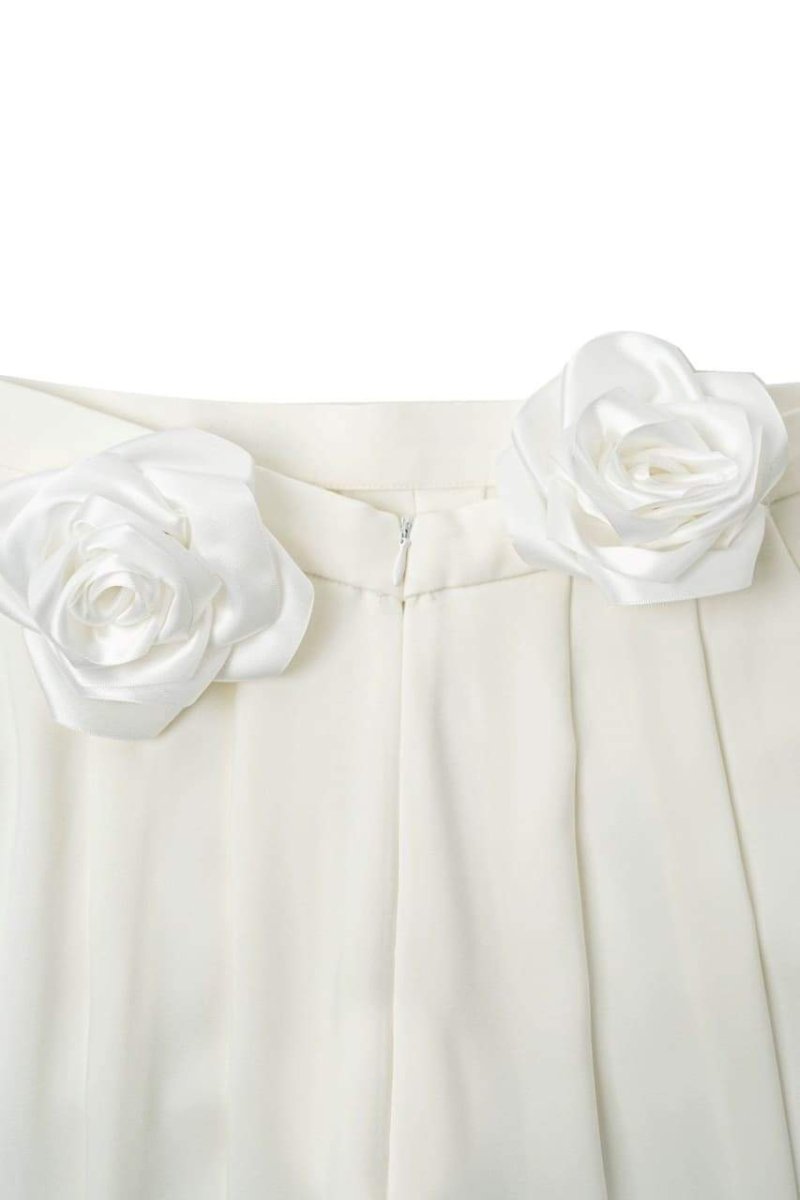 Louise Tuxedo Flower Trouser Maching Set