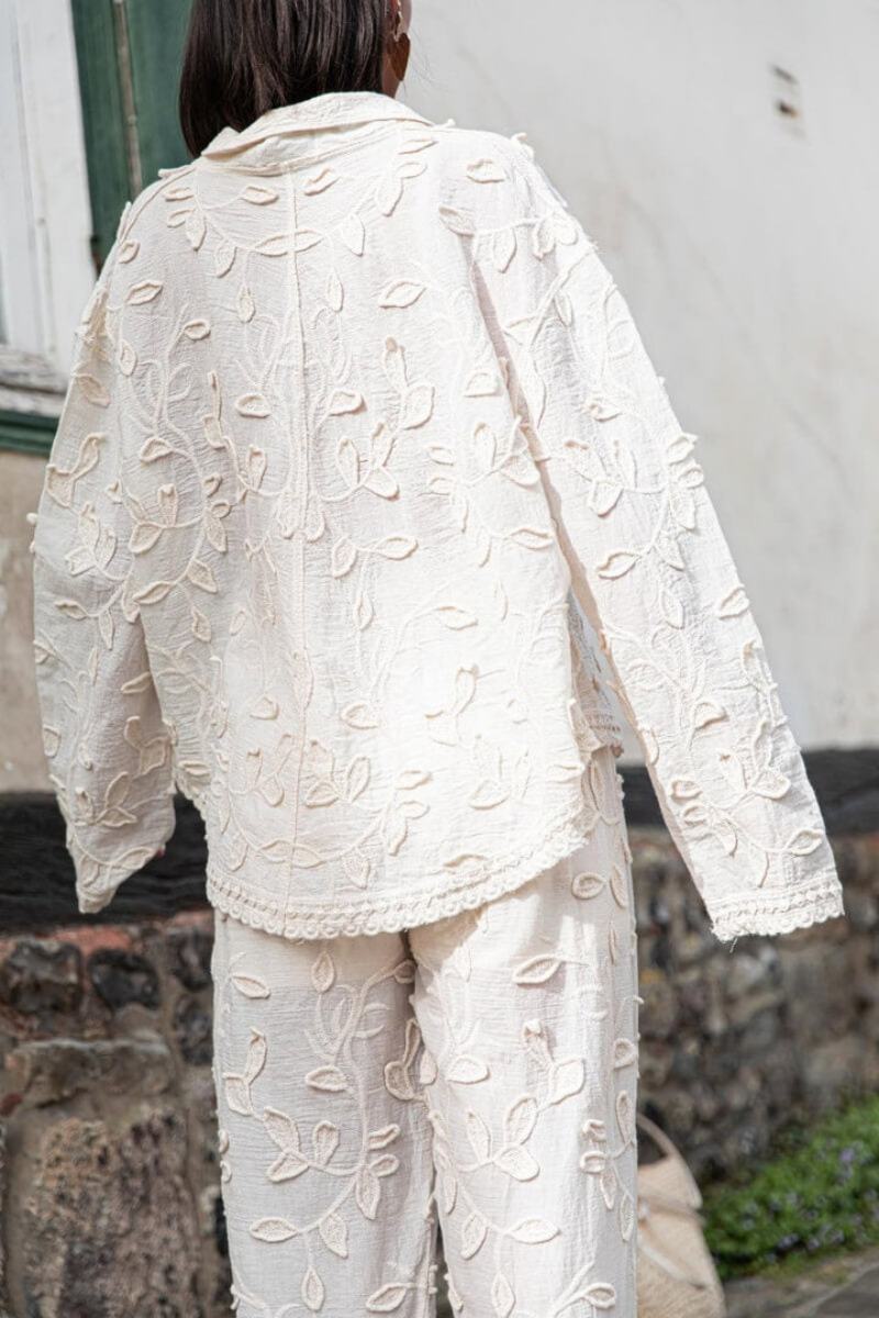 Unique Resort Jacquard Loose Two-Pieces Set